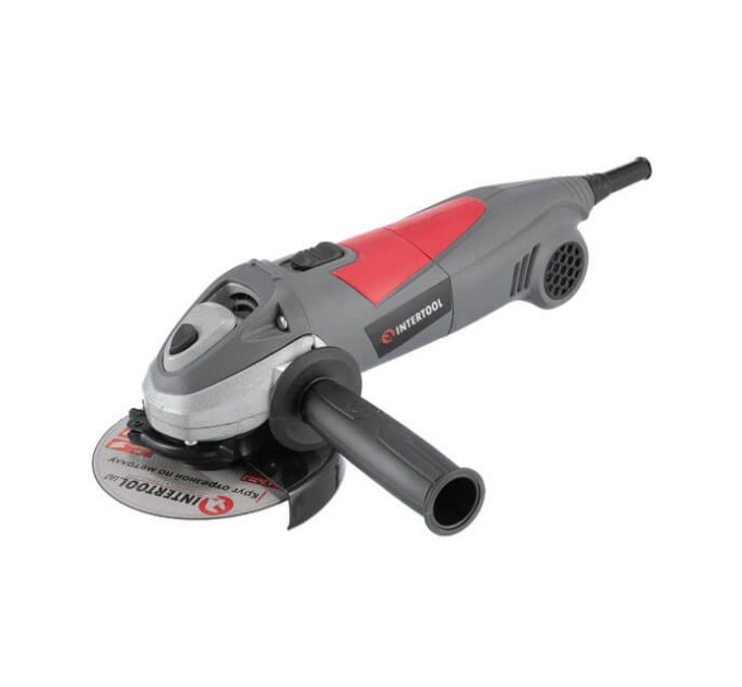 Шлифмашина угловая 900 Вт, 125 мм, 12000 об/мин INTERTOOL DT-0268