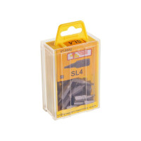 Комплек насадок SL4*25 мм, 25 ед. INTERTOOL VT-0032