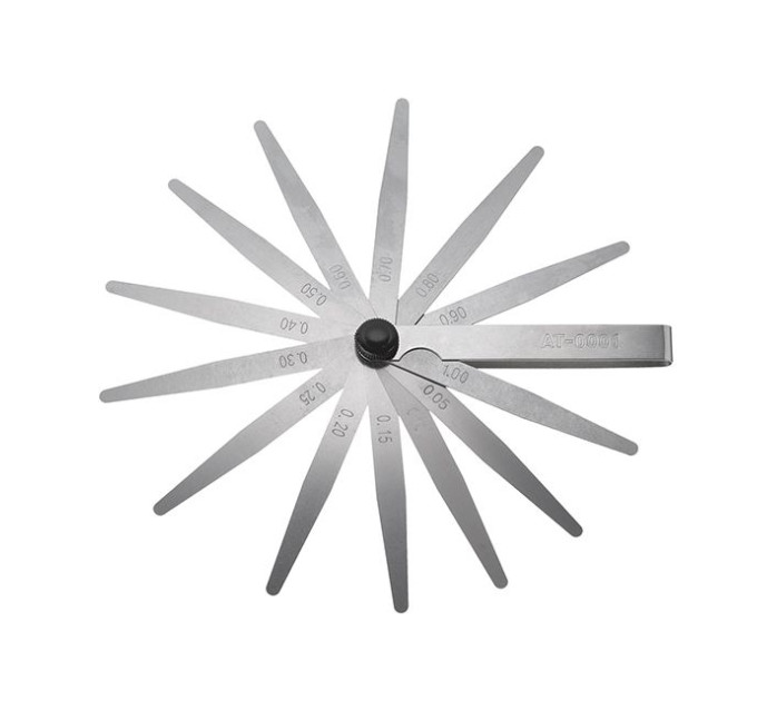Щуп 0.05-1.0 мм, 13 ед. INTERTOOL AT-0001