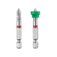 Комплект отверточных насадок PH2 с ограничителем, S2, 2 ед., STORM INTERTOOL VT-0231