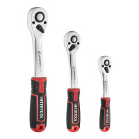 Набор инструментов 126 ед., STORM, 1/2", 3/8", 1/4", Cr-V INTERTOOL ET-8126
