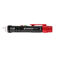 Тестер напруги безконтактний, LCD дисплей INTERTOOL MD-0011 Тестер напруги безконтактний, LCD дисплей INTERTOOL MD-0011