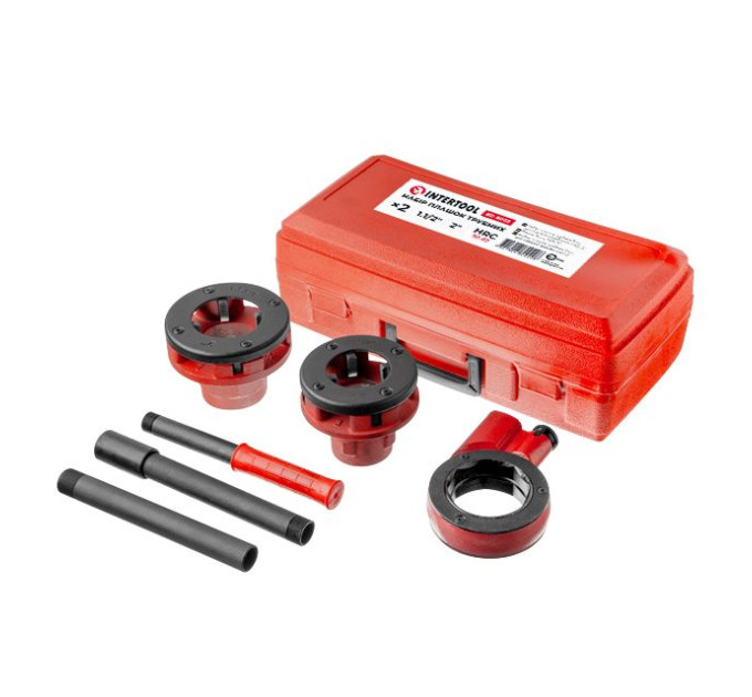 набор плашек для нарезки резьбы 1 1/2"; 2", 2 ед. INTERTOOL SD-8002