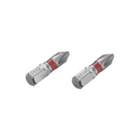 Комплект отверточных насадок PH2, S2, 2 ед., STORM INTERTOOL VT-0218