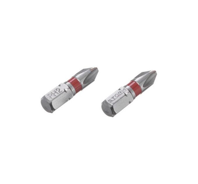 Комплект викруткових насадок PH2, S2, 2 од., STORM INTERTOOL VT-0218
