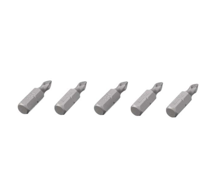 Комплект насадок викруткових PH1, ACR, S2, 5 од., STORM INTERTOOL VT-0206
