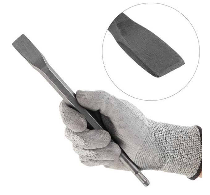 Зубило пласке SDS-PLUS 14*250*20 мм INTERTOOL SD-0411