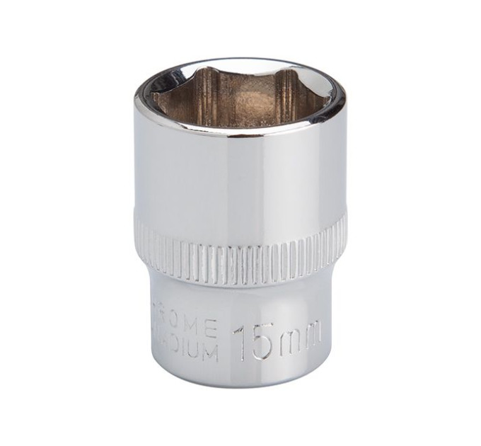 Головка шестигранная STORM 3/8", 15 мм, Cr-V INTERTOOL ET-0415