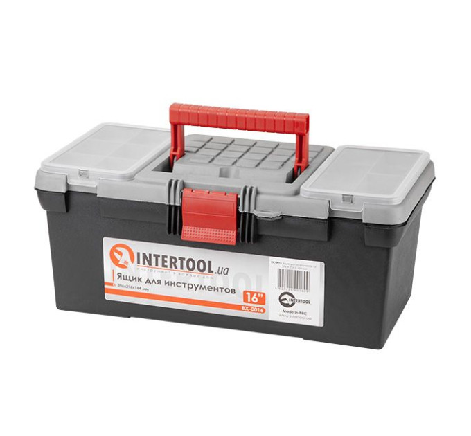 Ящик для інструментів 16" 396*216*164 мм INTERTOOL BX-0016