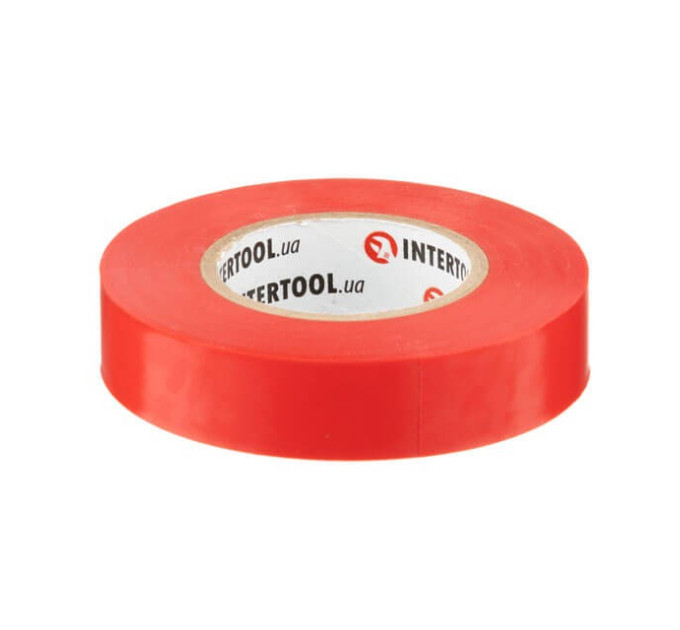 Лента изоляционная 20 м, 17*0.15 мм, красная INTERTOOL IT-0050