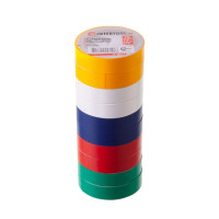 Лента изоляционная 15 м, 0.15*17 мм, цветная INTERTOOL IT-0019