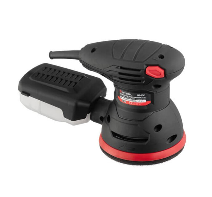 Шліфмашина ексцентрикова 300 Вт, 5000-12000 об/хв, 125 мм INTERTOOL WT-0541