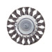 Щетка кольцевая 100 мм для дрели, 1/4" (пучки витой проволоки) INTERTOOL BT-8100