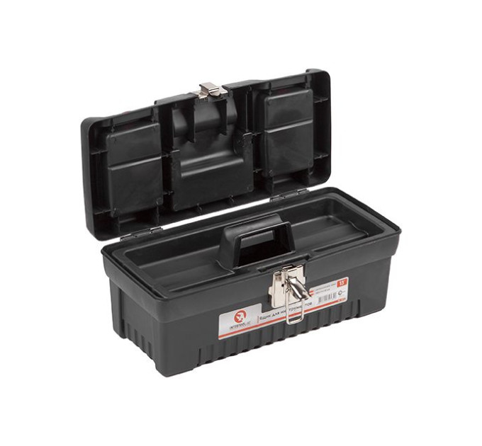 Ящик для инструментов с металлическими замками 13" 330*177*135 мм INTERTOOL BX-1013