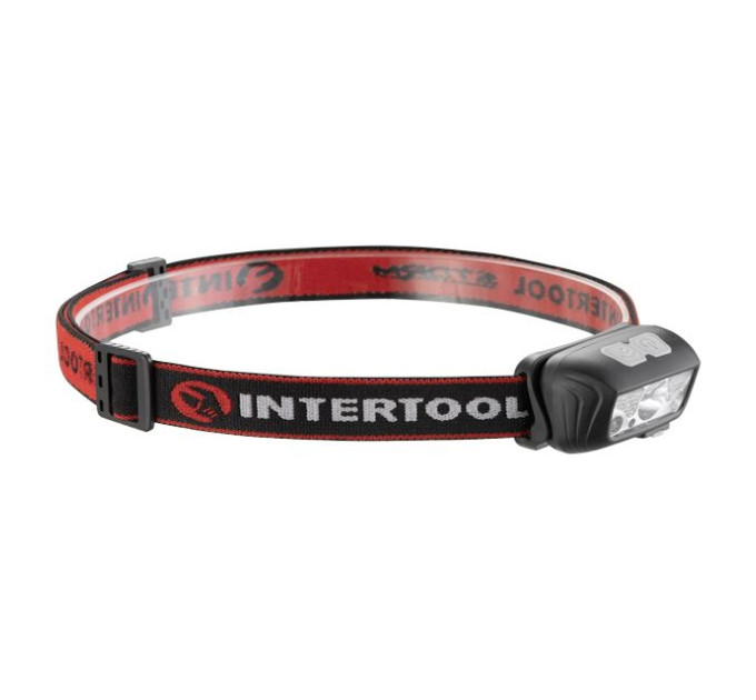 Фонарь налобный аккумуляторный, 6 режимов работы, сенсор, STORM INTERTOOL LB-0310