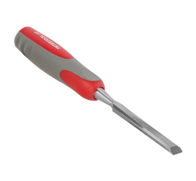 Стамеска 14 мм, Cr-V, двухкомпонентная рукоятка INTERTOOL HT-3514