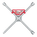 Ключ баллонный крестовый усиленный 16"х406 мм, 16 мм, 17, 19, 21 мм, PROF INTERTOOL HT-1603