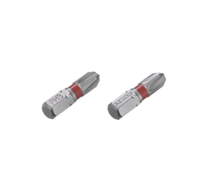 Комплект отверточных насадок PH3, S2, 2 ед., STORM INTERTOOL VT-0219