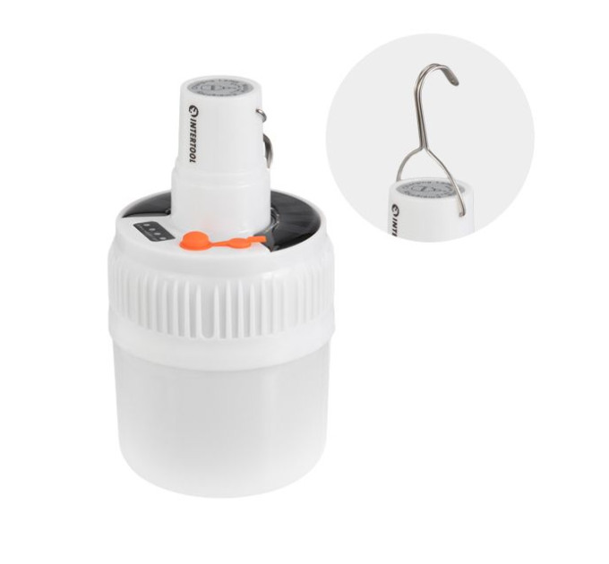 Светильник аккумуляторный подвесной 14SMD, солнечная панель, индикатор заряда INTERTOOL LB-0108