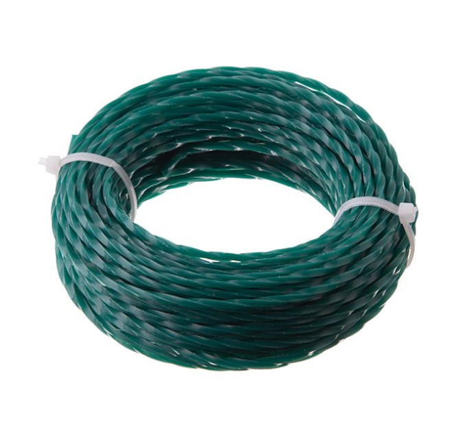 Леска для триммера "квадрат" витая, 2,7 мм*15 м INTERTOOL DT-2324