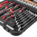 Набор инструментов 56 ед., STORM, 1/2", 1/4", Cr-V INTERTOOL ET-8056
