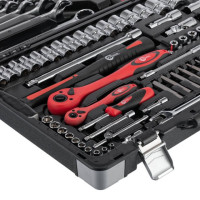 Профессиональный набор инструментов 1/4", 1/2", 119 ед., Cr-V INTERTOOL ET-7119 Профессиональный набор инструментов 1/4", 1/2", 119 ед., Cr-V INTERTOOL ET-7119