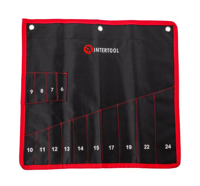 Чехол для гаечных ключей, 14 карманов INTERTOOL BX-9009