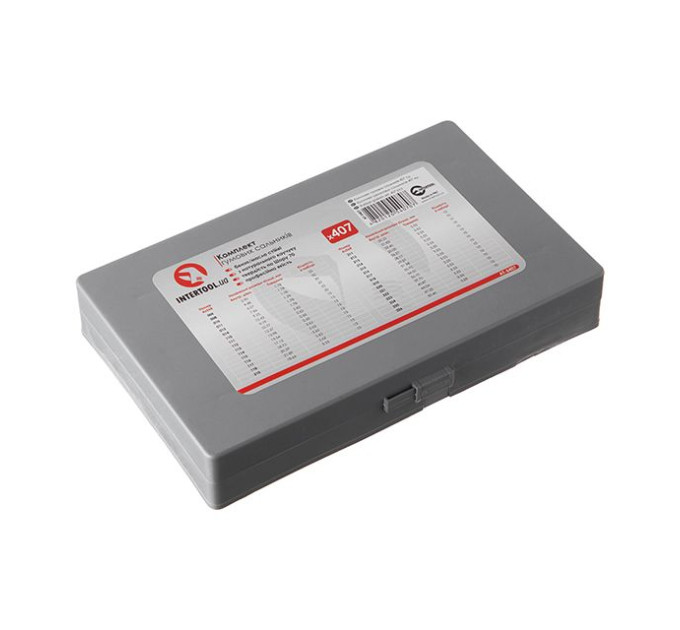 комплект резиновых сальников 407 ед. INTERTOOL AT-5407