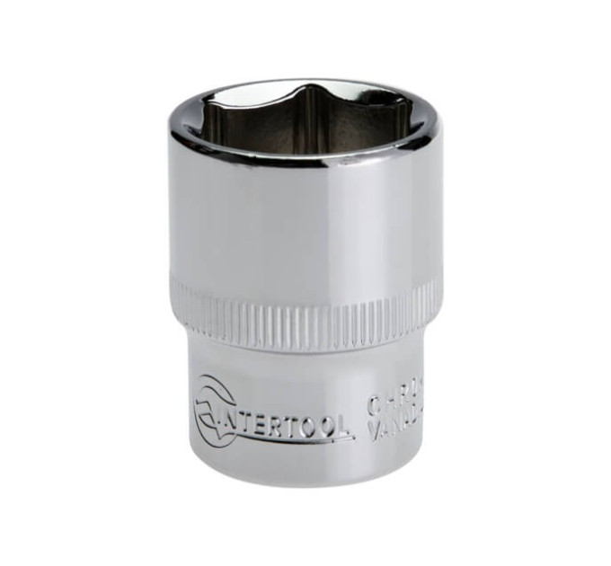 Головка шестигранная STORM 1/2", 23 мм, Cr-V INTERTOOL ET-0023