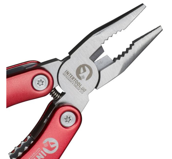 Мультиинструмент 160 мм, 12 в 1, с чехлом INTERTOOL HT-0541