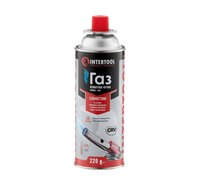 Газовый баллон 220 г, STORM INTERTOOL GS-0022