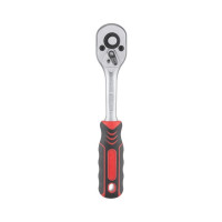 Рукоятка с храповым механизмом 1/4", 45 зубов, Cr-V INTERTOOL HT-2117