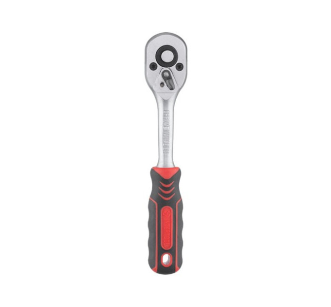 Рукоятка с храповым механизмом 1/4", 45 зубов, Cr-V INTERTOOL HT-2117