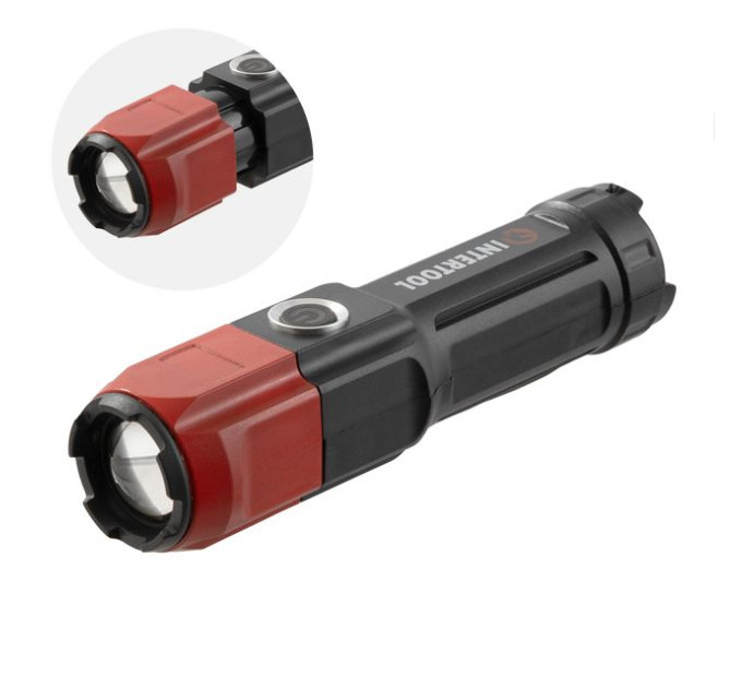 Фонарь ручной мини, 4 режима INTERTOOL LB-0120