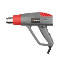Фен технический, 2000 Вт, 60-600°С, 300-500 л/мин, 3 режима INTERTOOL DT-2420