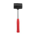Киянка гумова 450 г, чорна гума, металева ручка INTERTOOL HT-0231