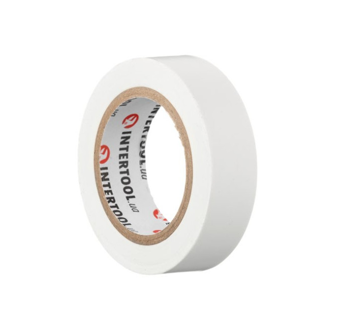Лента изоляционная 10 м, 17*0.15 мм, белая INTERTOOL IT-0033
