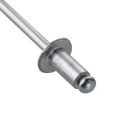 Заклепка алюминиевая 4.0*8.0 мм, 50 ед. INTERTOOL RT-4008