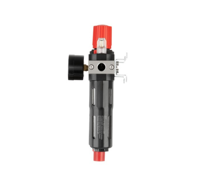Блок подготовки воздуха 1/4", 5 мкм, 850 л/мин, металл, профессиональный INTERTOOL PT-1435