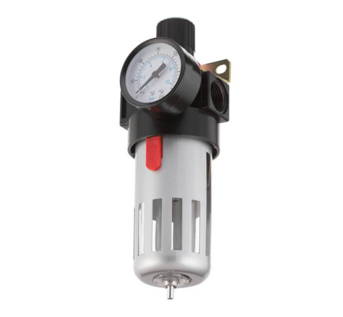 Фильтр для очистки воздуха 1/2" в металле, редуктор INTERTOOL PT-1410