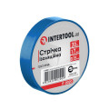 Лента изоляционная 20 м, 17*0.15 мм, синяя INTERTOOL IT-0020