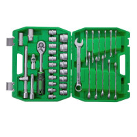 Набор инструментов 1/2", 38 ед. INTERTOOL ET-6038SP