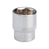 Головка шестигранная STORM 3/8", 18 мм, Cr-V INTERTOOL ET-0418