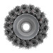 Щітка чашкова 75 мм, для КШМ, М14 (пучки крученого дроту) INTERTOOL BT-2075