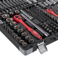 Профессиональный набор инструментов 1/4", 3/8", 1/2", 176 ед., Cr-V INTERTOOL ET-7176 Профессиональный набор инструментов 1/4", 3/8", 1/2", 176 ед., Cr-V INTERTOOL ET-7176