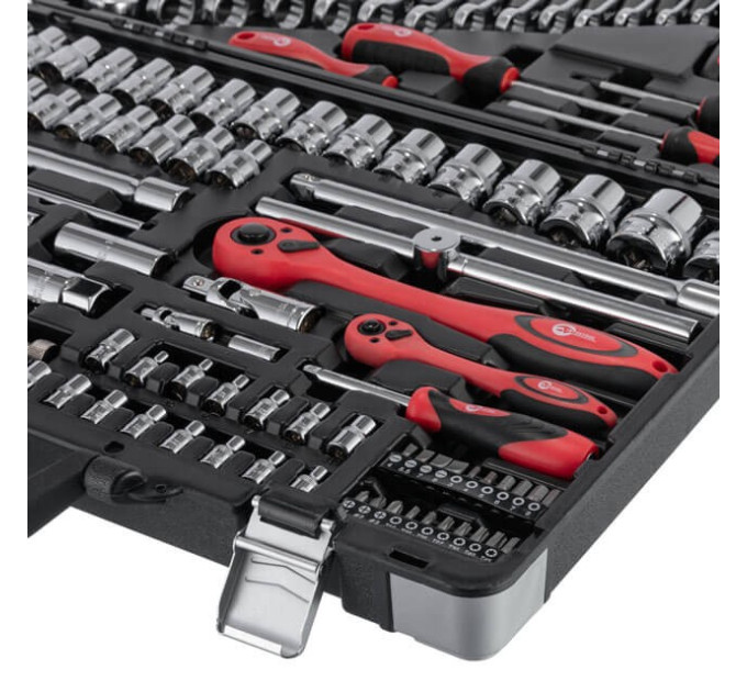 Профессиональный набор инструментов 1/4", 1/2", 101 ед., Cr-V INTERTOOL ET-7101