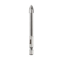 Сверло по стеклу и керамике 8 мм, HEX 1/4" (6.35 мм) INTERTOOL SD-0288
