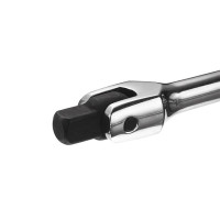 Вороток с шарниром STORM 1/2", 375 мм, Cr-V INTERTOOL ET-1033
