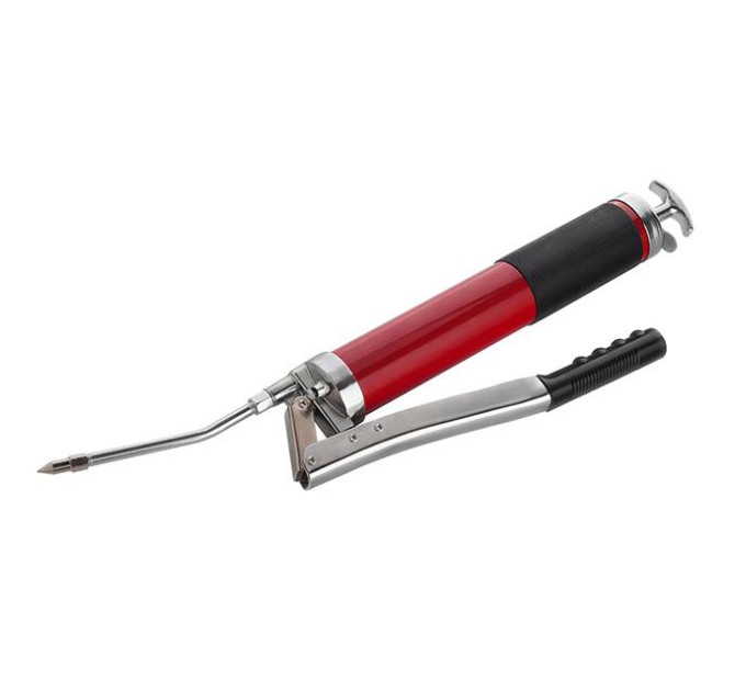 Шприц для смазки двухплунжерный 600 см³, гибкий шланг INTERTOOL HT-0060