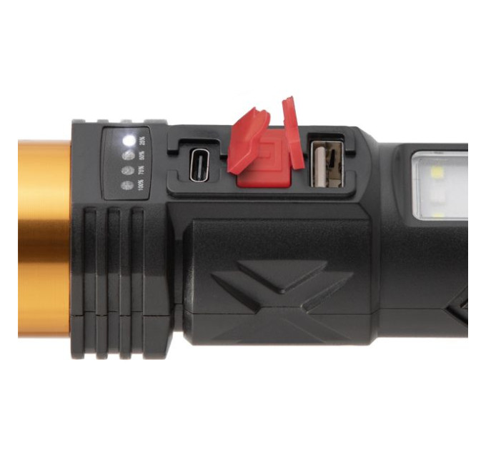 Фонарь ручной мульти, 6 режимов INTERTOOL LB-0125